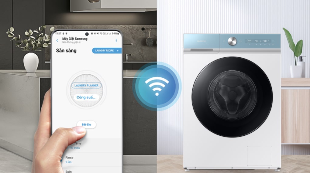 Máy giặt sấy Samsung Inverter 14 kg WD14BB944DGMSV