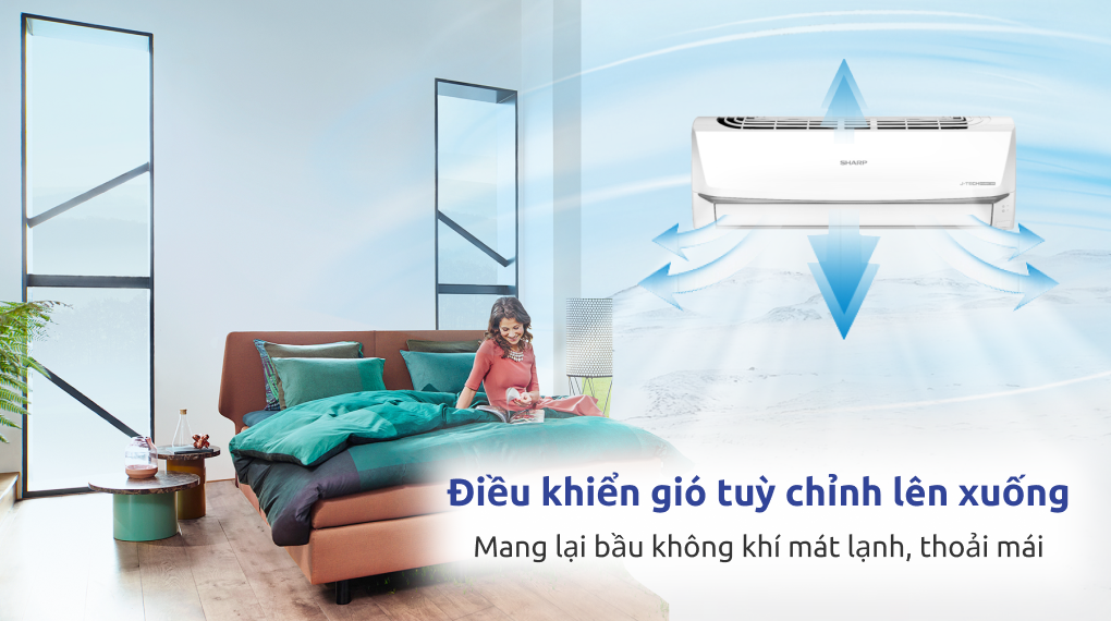 Máy lạnh Sharp Inverter 1 HP AH-X10ZEW
