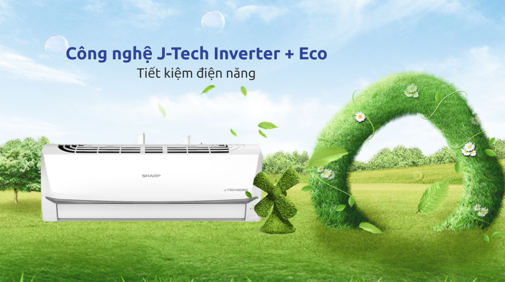 Máy lạnh Sharp Inverter 1 HP AH-X10ZEW