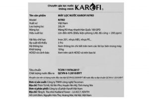 May Loc Nuoc Ro Karofi N7ro 7 Loi