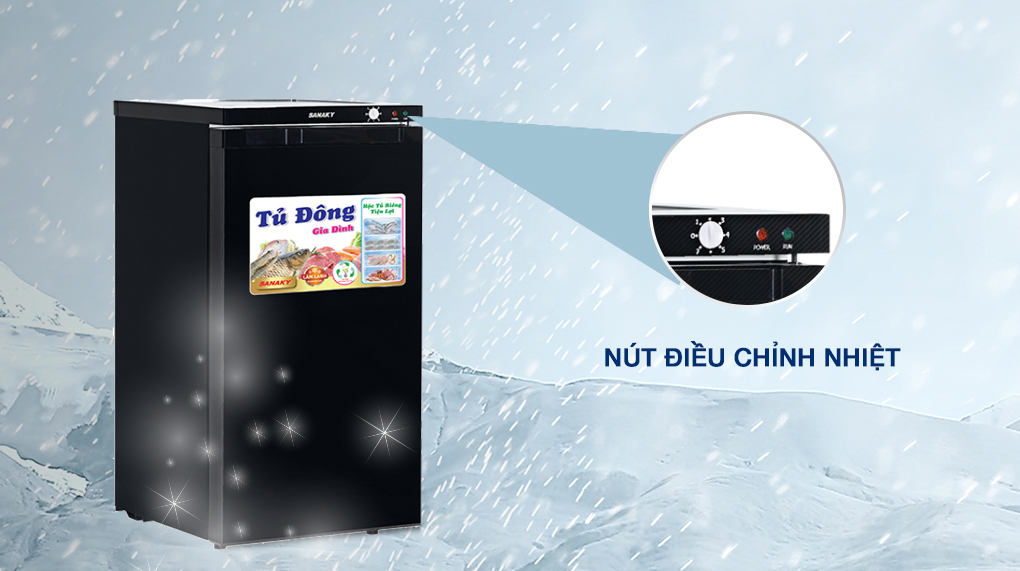 Tủ đông Sanaky 118 lít TD.VH160K