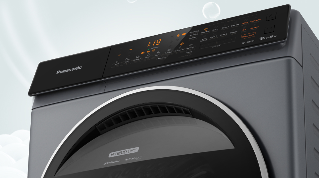 Máy giặt sấy Panasonic Inverter giặt 9 kg NA-S96FC1LVT