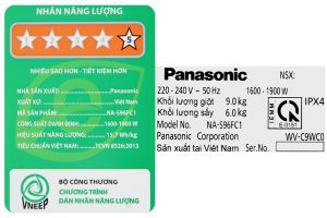 May Giat Say Panasonic Inverter Giat 9 Kg Na S96fc1lvt