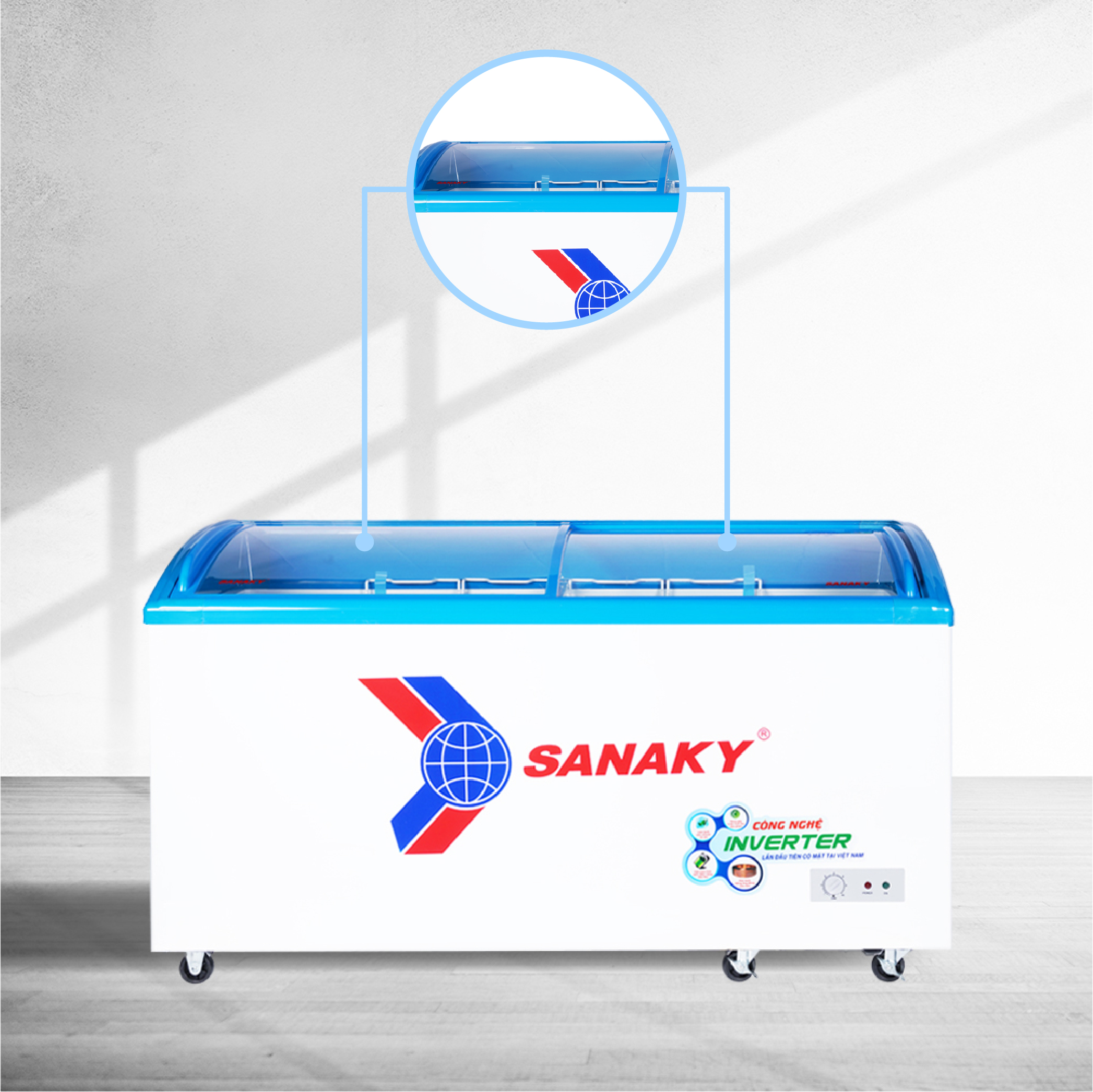 Tủ đông SanakyInverter 437 lít VH-6899K3