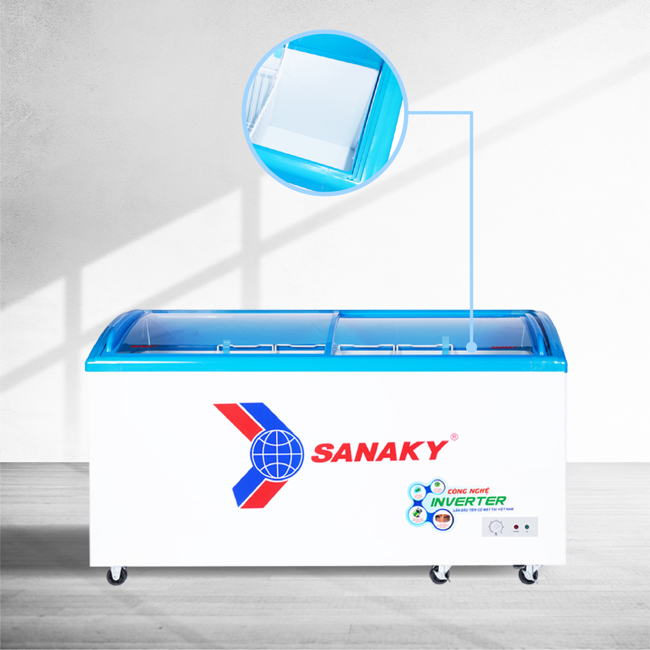 Tủ đông SanakyInverter 437 lít VH-6899K3
