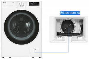 May Giat Lg Inverter 10 Kg Fv1410s4w1