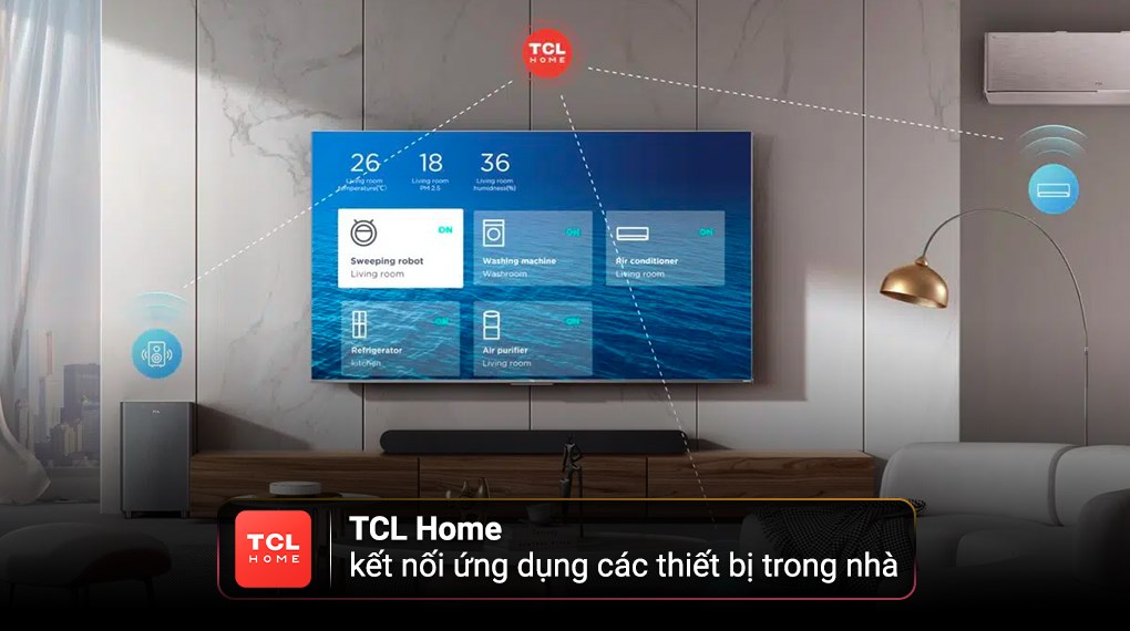 Google Tivi QD-Mini LED TCL 4K 75 inch 75C845