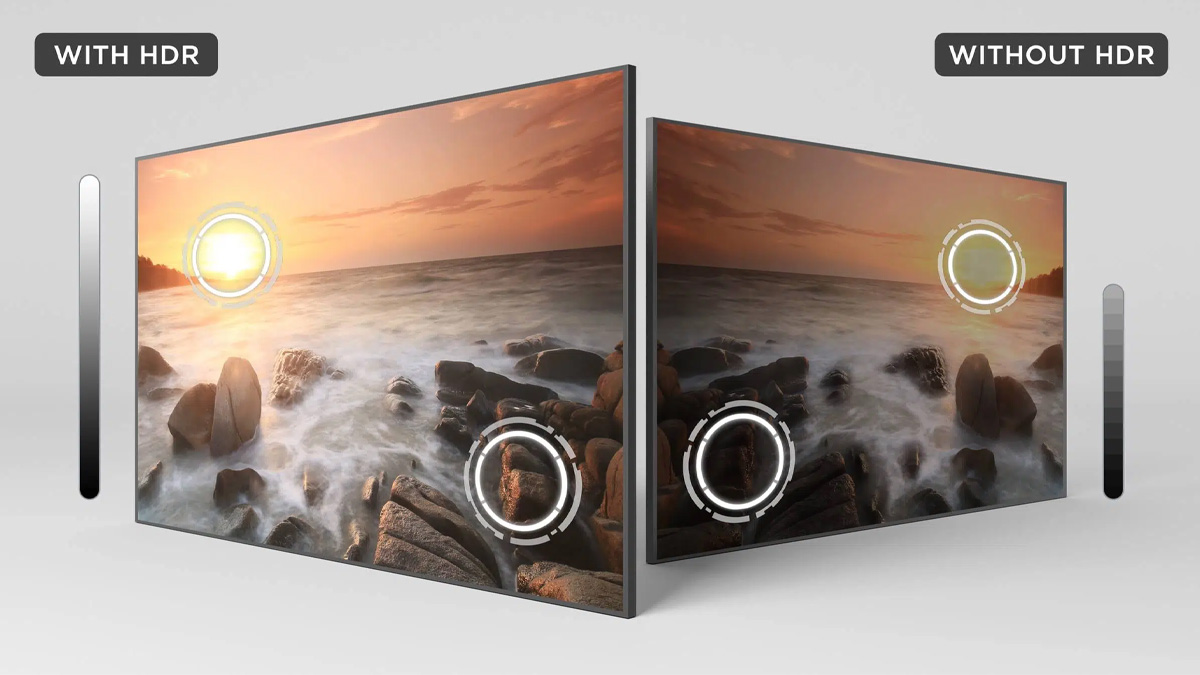 Hiển thị rõ nét từng chi tiết với công nghệ HDR