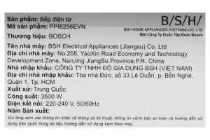Bếp từ đôi lắp âm Bosch PPI8256EVN