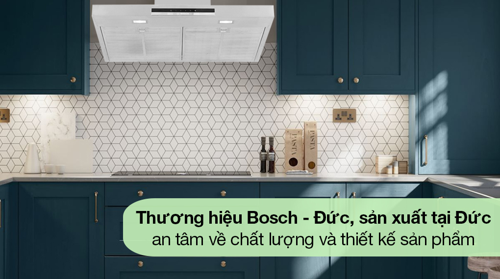 Máy hút mùi áp tường Bosch DWB77IM50 - Thương hiệu - Xuất xứ