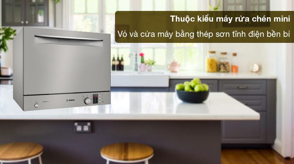 Máy rửa chén độc lập Bosch SMS6ECI04E - Thiết kế