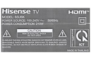 Google Tivi ULED 4K Hisense 65 inch 65U6K