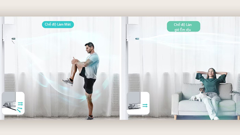 Điều hòa LG Inverter 1 chiều 12.300 BTU IDC12M1 - Làn gió êm dịu, thoải mái