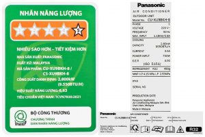 Điều hòa Panasonic Inverter 9550 BTU CU/CS-XU9BKH-8