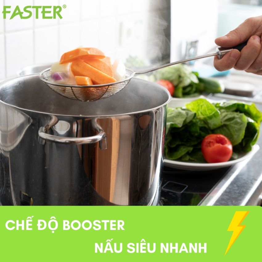 Bếp từ có cong suất cực đại thúc đẩy quá trình nấu nướng