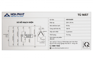 Tủ mát Hoà Phát 280 lít HSR D6280