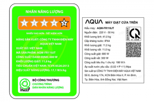 Máy giặt Aqua 11 kg AQW-FR110JT BK