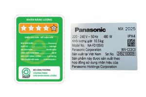 Máy giặt Panasonic Inverter 10.5 Kg NA-FD105X3BV