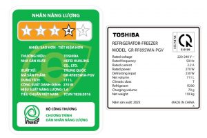 Tủ lạnh Toshiba Inverter 711 lít GR-RF895WIA-PGV(22)-XK