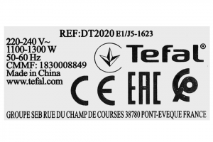 Bàn là hơi nước cầm tay Tefal DT2020E1 1300W