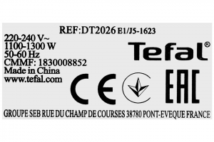 Bàn là hơi nước cầm tay Tefal DT2026E1 1300W