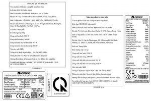 Điều hòa 2 chiều Gree Inverter 12000 BTU BD12HI