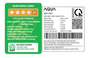 Máy giặt Aqua Inverter 12 kg AW12-BD4377U1L(GN)