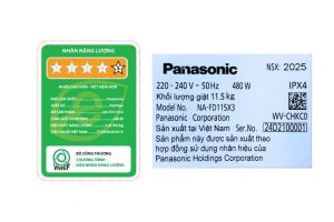 Máy giặt Panasonic Inverter 11.5 Kg NA-FD115X3BV
