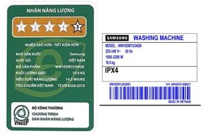 Máy giặt Samsung AI Inverter 10 kg WW10DB7U34GBSV