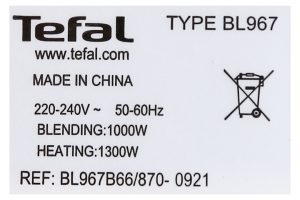 Máy làm sữa hạt đa năng Tefal BL967B66