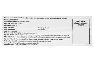 Nồi chiên không dầu Philips HD9280/90 6.2 lít