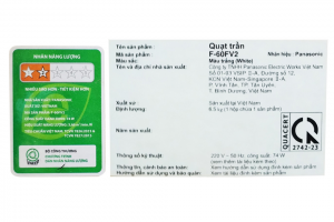 Quạt trần Panasonic 3 cánh F-60FV2 74W