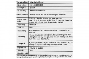 Máy rửa chén độc lập Bosch SMS6ZCI08E