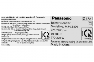Máy xay ép đa năng Panasonic MJ-CB800SRA