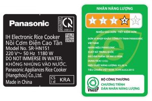 Nồi cơm cao tần Panasonic 1.5 lít SR-HN151KRA