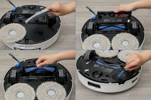 Robot hút bụi lau nhà Ecovacs T30C - Trắng