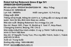 Robot hút bụi lau nhà Roborock Q Revo 5V1 - Trắng