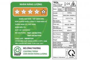 Máy lạnh TCL Inverter 1 HP TBIP-10CSD/TPHI