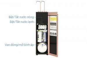 Máy lọc nước RO nóng nguội lạnh Hydrogen ion kiềm Kangaroo Sumire KGHC12A3 12 lõi