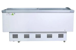 Tủ đông nằm kính cong Alaska 400 lít KN 400