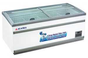 Tủ đông nằm kính phẳng Alaska 650 lít KN 650