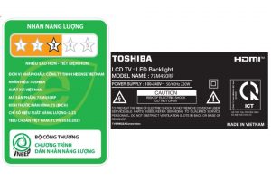 Smart Tivi QLED Toshiba AI 4K 75 inch 75M450RP