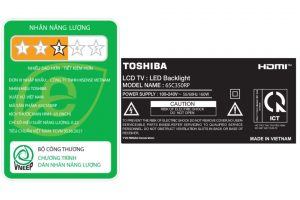 Smart Tivi Toshiba AI 4K 65 inch 65C350RP