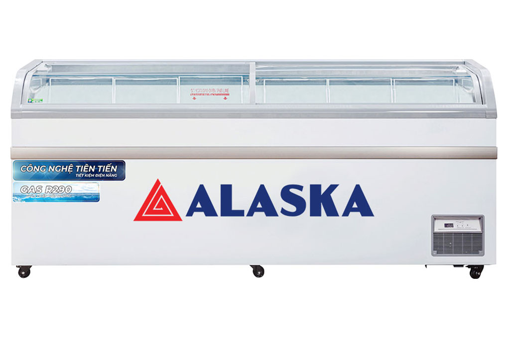Tủ đông mặt kính cong Alaska 765 lít KC 550