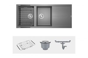 Chậu rửa bát Konox Granite Sink Livello Smart 1160 Grey