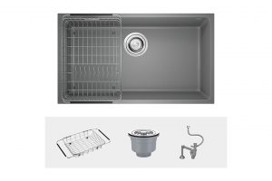 Chậu rửa bát Konox Granite Sink Naros 760S Grey
