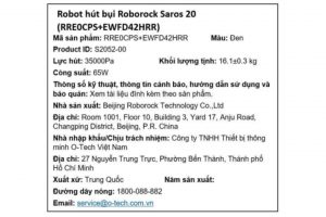 Robot hút bụi lau nhà Roborock Saros 20