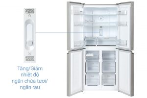 Tủ lạnh Sharp Inverter Multi Door 421 lít SJ-FXP510VG-BK
