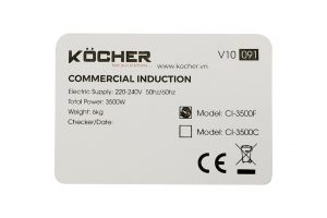 Bếp từ công nghiệp Kocher CI-3500F 3500W