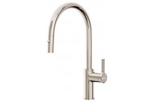 Vòi rửa bát dây rút Konox Alto Nickel